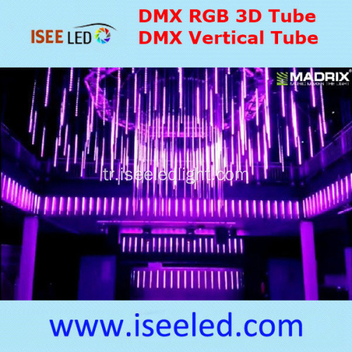 RGB Kar Yağışı LED Tubo DMX512 Sahne Işık